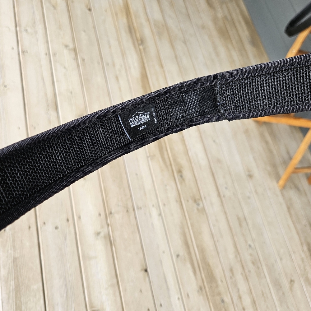 ❌️❌️SOLD❌️Uncle Mikes Mirage Nylon Duty Belt Large (38 - 42) Lined Interior Belt - Picture 8 of 9